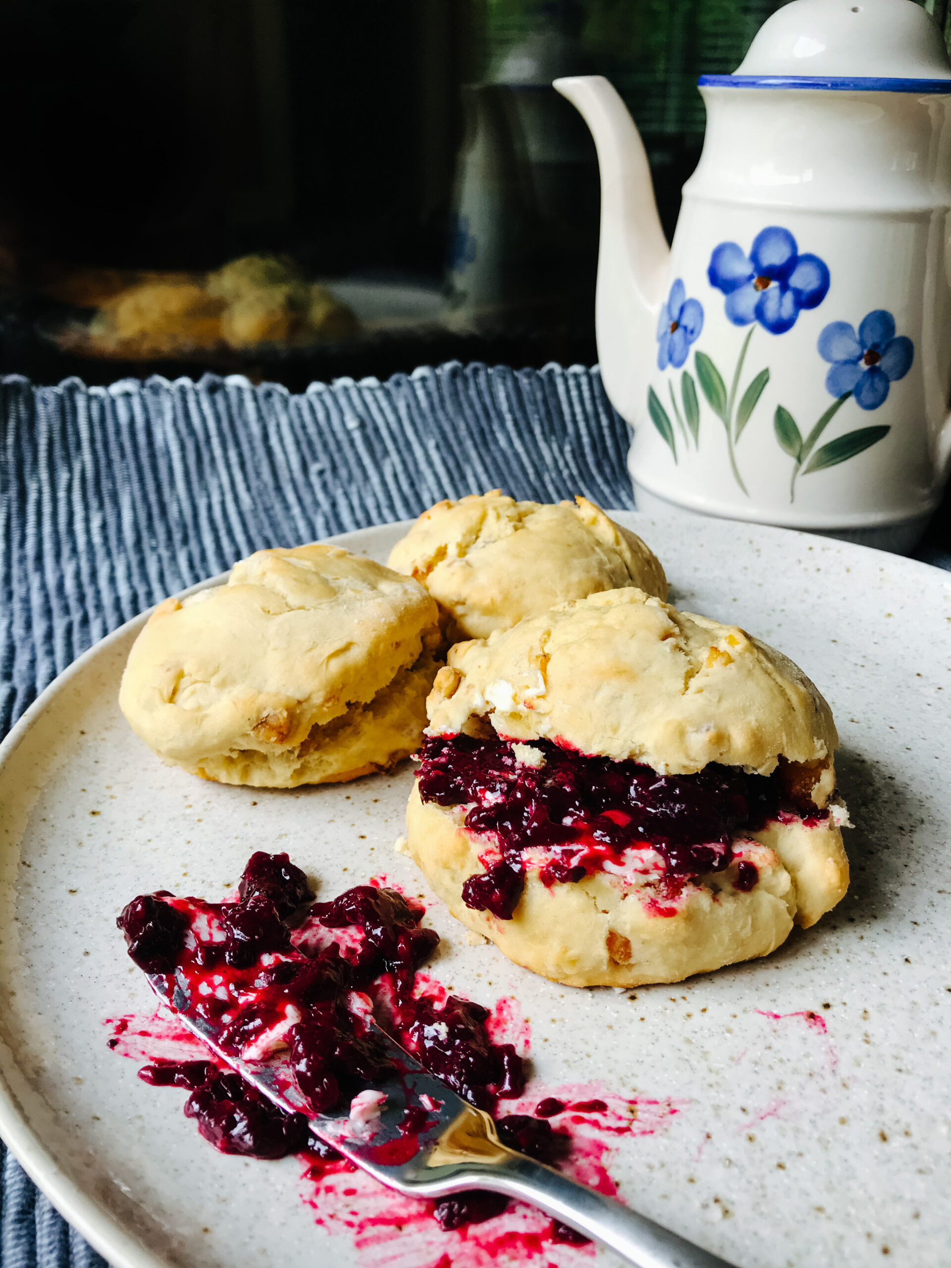 Apricot and Walnut English Scones - Sip &amp; Scone