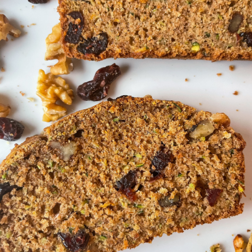 Zesty Olive Oil Zucchini Bread - Sip & Scone